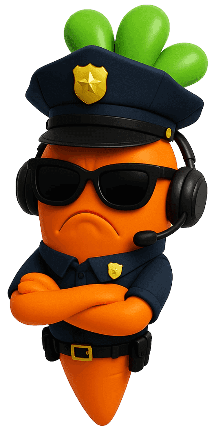 Slika mrkve policajca